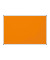 Pinnwand Standard 6443843, 90x60cm, Filz, Aluminiumrahmen, orange
