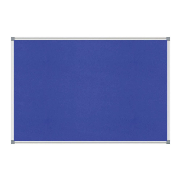 4002390065085 - Pinnwand Standard 6444235 120x90cm Filz Aluminiumrahmen blau 4002390065085 Maul