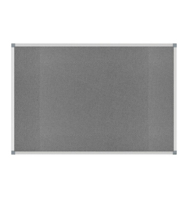 Pinnwand Standard 6444284, 120x90cm, Filz, Aluminiumrahmen, grau