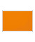 Pinnwand Standard 6445043, 180x90cm, Filz, Aluminiumrahmen, orange