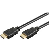 HDMI Anschlusskabel [1x HDMI-Stecker - 1x HDMI-Stecker] 1.5 m Schwarz Goobay