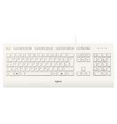 logitech PC-Tastatur Corded Keyboard K280e 920-008319, (USB), Bürobedarf Thüringen - weiß leise, mit Kabel