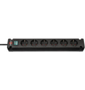 Steckdosenleiste 1150650316 Bremounta, 6-fach, schwarz