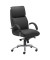 Chefsessel Nadir Steel, schwarz / silber, mit Armlehnen, bis 110kg