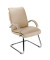 NOWY STYL Nadir Steel Besucherstuhl beige Kunstleder