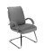 NOWY STYL Nadir Steel Besucherstuhl grau Kunstleder