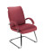 NOWY STYL Nadir Steel Besucherstuhl rot Kunstleder