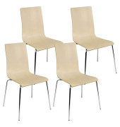 Cafe VII Besucherstühle ahorn