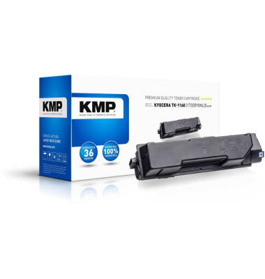 KMP K-T77 schwarz Toner ersetzt KYOCERA TK-1160