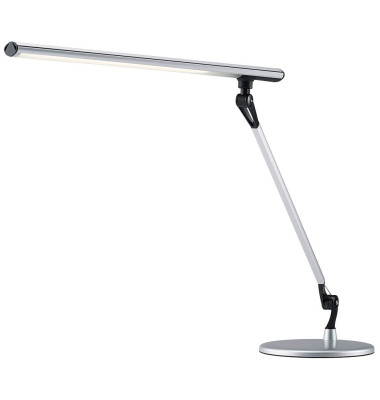Schreibtischlampe LED Delight 41-5010.691, LED, dimmbar, mit Standfuß, silber