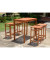 Gartentisch Garden Pleasure Palmdale braun rechteckig