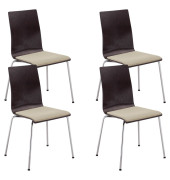 Cafe VII Besucherstühle wenge