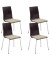 Cafe VII Besucherstühle wenge