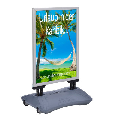 update displays Kundenstopper WindPro Lite