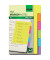 Haftmarker HN205, TABS MARKER NOTES, 98x148mm, gelb/orange/pink/grün/blau/violett