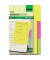 Haftmarker HN206, TAB MARKER NOTES, 98x148mm, gelb/orange/pink/grün/blau/violett