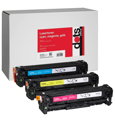 dots cyan, magenta, gelb Toner ersetzt HP 3x 305A