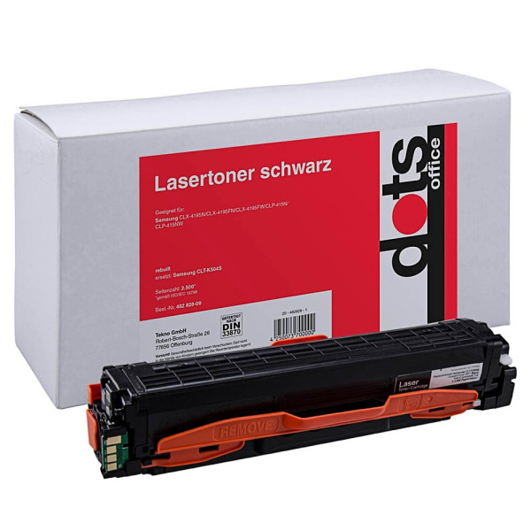 4250073731189 - Toner 35110000-DOTS kompatibel zu Samsung CLT-K504S schwarz 4250073731189 Dots 4250073731189 - Toner 35110000-DOTS kompatibel zu Samsung CLT-K504S schwarz 4250073731189 Dots
