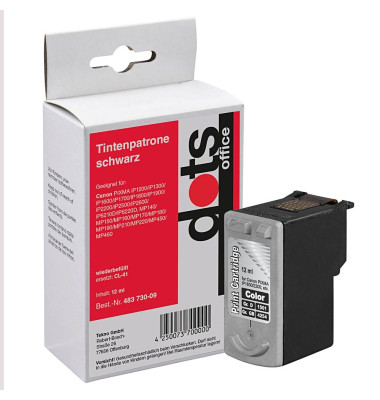dots color Tintenpatrone ersetzt Canon CL-41