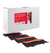 Toner 3502,0005-DOTS kompatibel zu Samsung CLT-P4072C, Multipack, schwarz, cyan, magenta, gelb