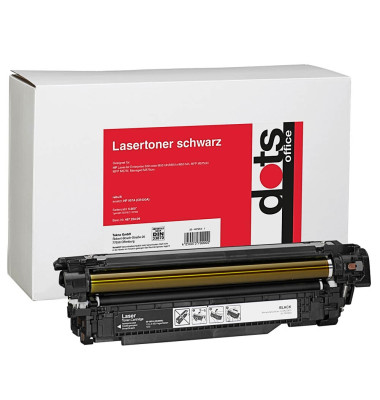 dots schwarz Toner ersetzt HP 507A