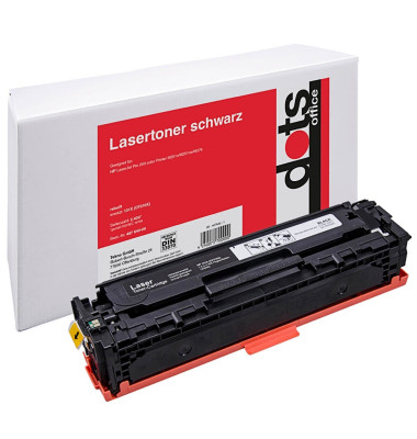dots schwarz Toner ersetzt HP 131X