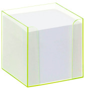 Zettelbox 9907/4, LUXBOX, 95x95mm, inkl. 800 Notizzettel, transparent, Kunststoff