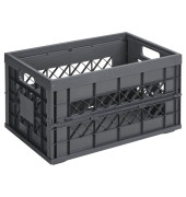 Klappbox Square H6180388, 45 Liter, au&szlig;en 530x354x284mm, Kunststoff anthrazit