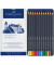 Farbstifte-Set Goldfaber permanent, 114712, farbig sortiert, rund, Etui  Metall