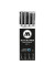 Fineliner-Set Blackliner, 52-MO200486, schwarz (Schreibfarbe: schwarz), 0,05+0,1+0,2+0,4mm