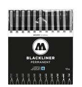 BLACKLINER Complete Fineliner schwarz 0,05, 0,1, 0,2, 0,3, 0,4, 0,5, 0,7, 0,9, 1,0 mm