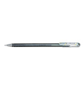 Gelschreiber Hybrid Dual Metallic, K110-DZX, silber (Schreibfarbe: silber), 0,5mm, mit Kappe