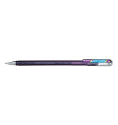 Gelschreiber Hybrid Dual Metallic K110-DVX lila / blau-metallic 0,5mm