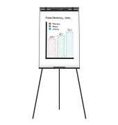 Flipchart Economy Triangle 68x105cm anthrazit auf Dreibinstativ