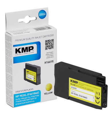 KMP H166YX gelb Tintenpatrone ersetzt HP 953XL KMP H166YX gelb Tintenpatrone ersetzt HP 953XL