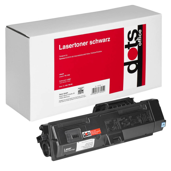 4250073732322 - Toner 29140000-DOTS kompatibel zu Kyocera TK-1150 schwarz 4250073732322 Dots 4250073732322 - Toner 29140000-DOTS kompatibel zu Kyocera TK-1150 schwarz 4250073732322 Dots