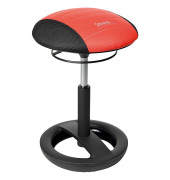 Hocker SR20DA01 Sitness RS Bob, rot/schwarz, höhenverstellbar, bis 110kg
