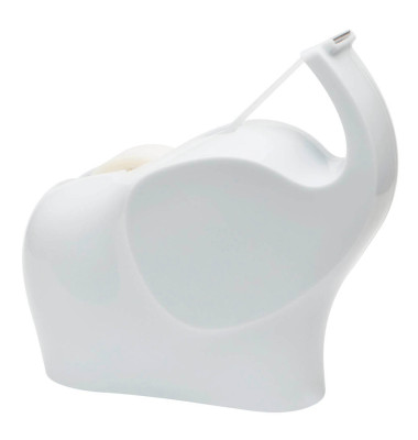 Klebebandabroller Elefant C43-ELPHT, wei&szlig;