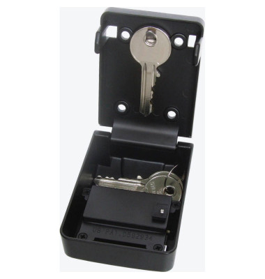 Tresor 37990 Key Safe 0 l 0,400g schwarz mit Zahlenschloss Zinkdruckguss