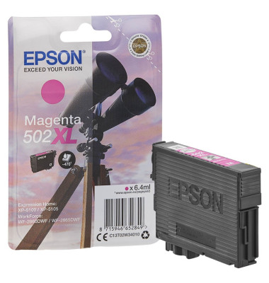 EPSON 502XL/T02W34 magenta Tintenpatrone