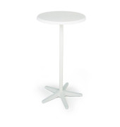 Stehtisch Duo 26587000 110cm (H), Ø 70cm (BxT), rund, weiß / weiß