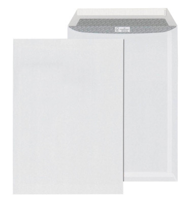 Versandtaschen 43392, C4, ohne Fenster, haftklebend, 90g, weiß Versandtaschen 43392, C4, ohne Fenster, haftklebend, 90g, weiß
