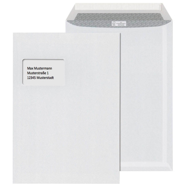 9002222043378 - ÖKI Classic Versandtasche Fenster Links DIN C4 324 (B) x 229 (H) mm Haftklebestreifen Weiß 90 g m2 250 Stück 9002222043378 - ÖKI Classic Versandtasche Fenster Links DIN C4 324 (B) x 229 (H) mm Haftklebestreifen Weiß 90 g m2 250 Stück
