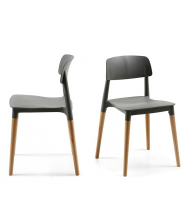 Glamwood Besucherstühle schwarz