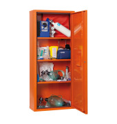 Medizinschrank Notfallmedizin ohne DIN orange