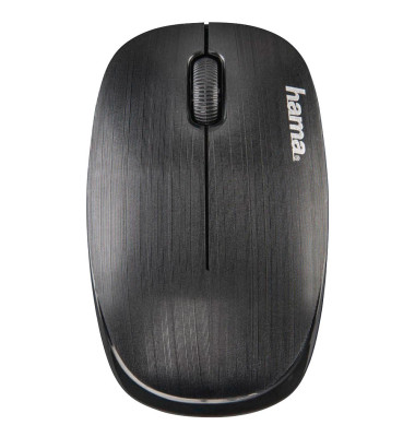 PC-Maus MW-110 182618, 3 Tasten, kabellos, USB-Funk, optisch, schwarz PC-Maus MW-110 182618, 3 Tasten, kabellos, USB-Funk, optisch, schwarz