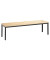 Garderobenbank Basic 8051-000, Holz, 150cm, freistehend, buche/anthrazit
