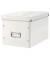 Aufbewahrungsbox Click & Store WOW Cube 6108-00-01, 30 Liter mit Deckel, für A4, außen 360x320x310mm, Karton weiß