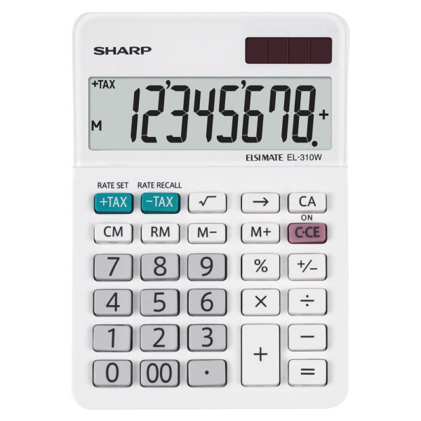 4974019913872 - EL-310W Taschenrechner Desktop Finanzrechner Weiß - Sharp 4974019913872 - EL-310W Taschenrechner Desktop Finanzrechner Weiß - Sharp