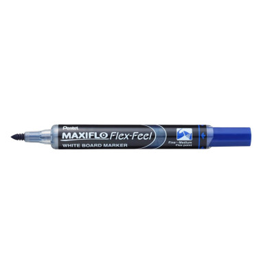 Boardmarker MAXIFLO Flex-Feel, MWL5SBF-CX, blau, 2-5mm Rundspitze